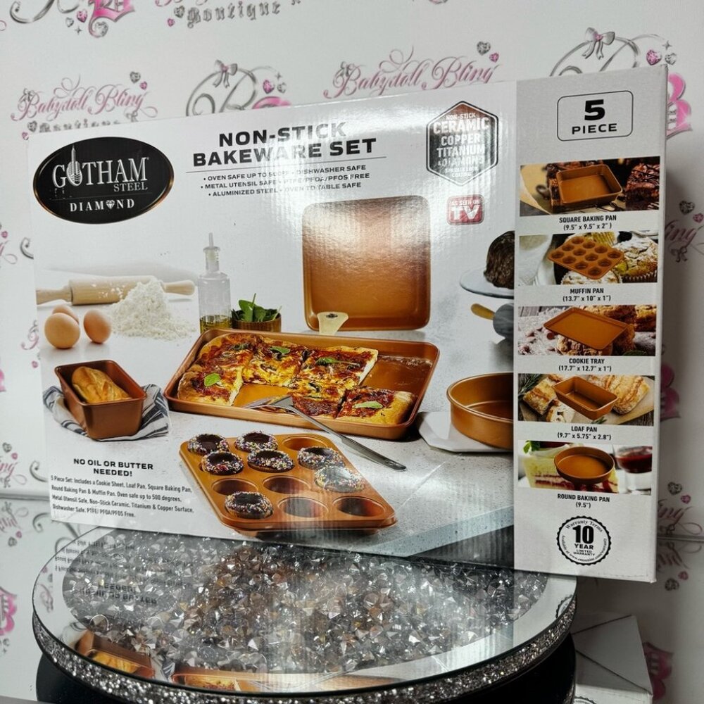 Gotham steel diamond Non-Stick Bakeware Set brand new as seen on tv